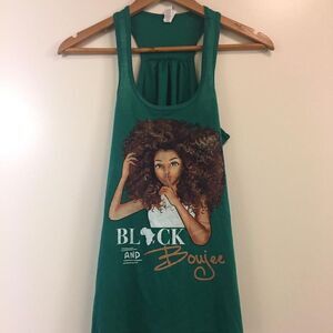 Black and Boujee Women's Tank Top size Medium